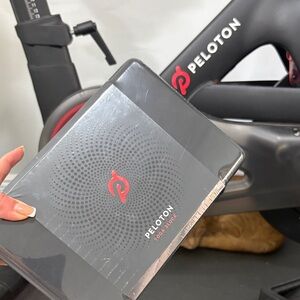 Peloton Black Yoga Block with Red Logo